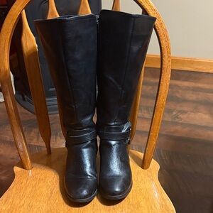 Kohl's Black Heeled Boots